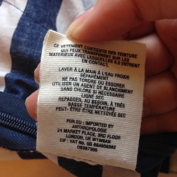 Anthropologie Cartonnier striped lace shorts - Picture 6 of 6